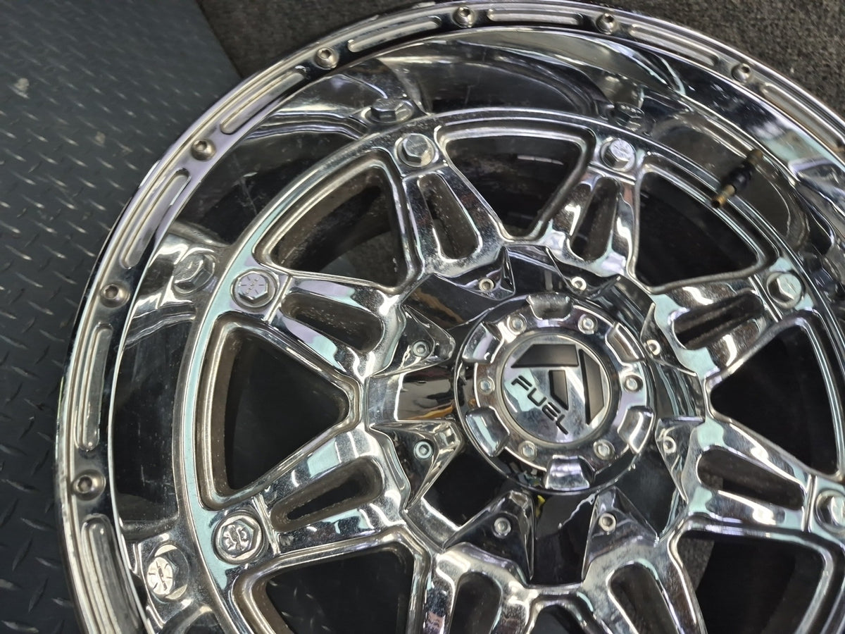 Fuel Off-road Hostage D530 Chrome Alloy R17 17" Wheel Rim 17x9J ET1 8x165.1