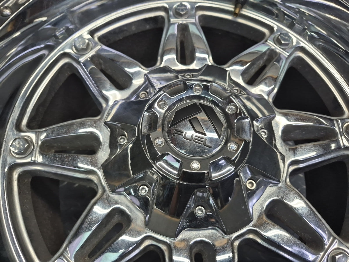Fuel Off-road Hostage D530 Chrome Alloy R17 17" Wheel Rim 17x9J ET1 8x165.1