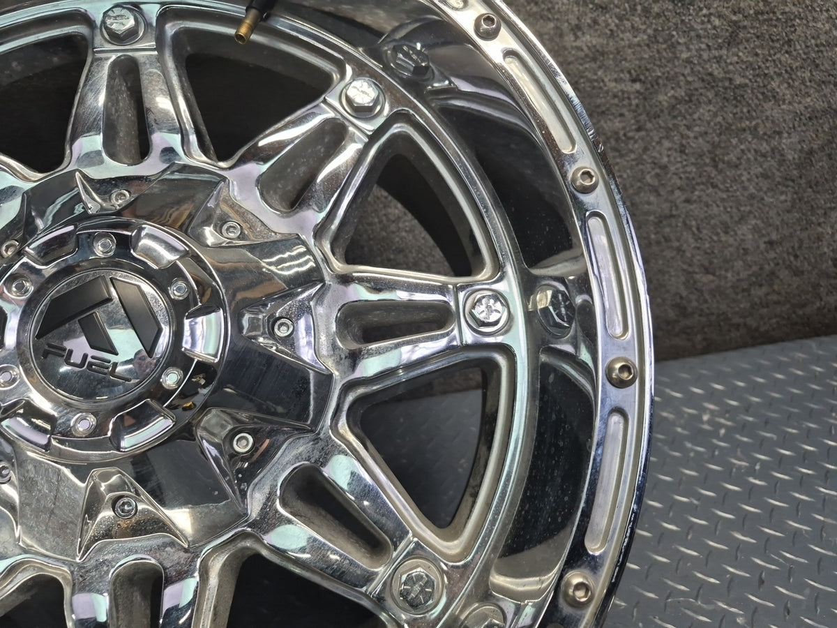 Fuel Off-road Hostage D530 Chrome Alloy R17 17" Wheel Rim 17x9J ET1 8x165.1