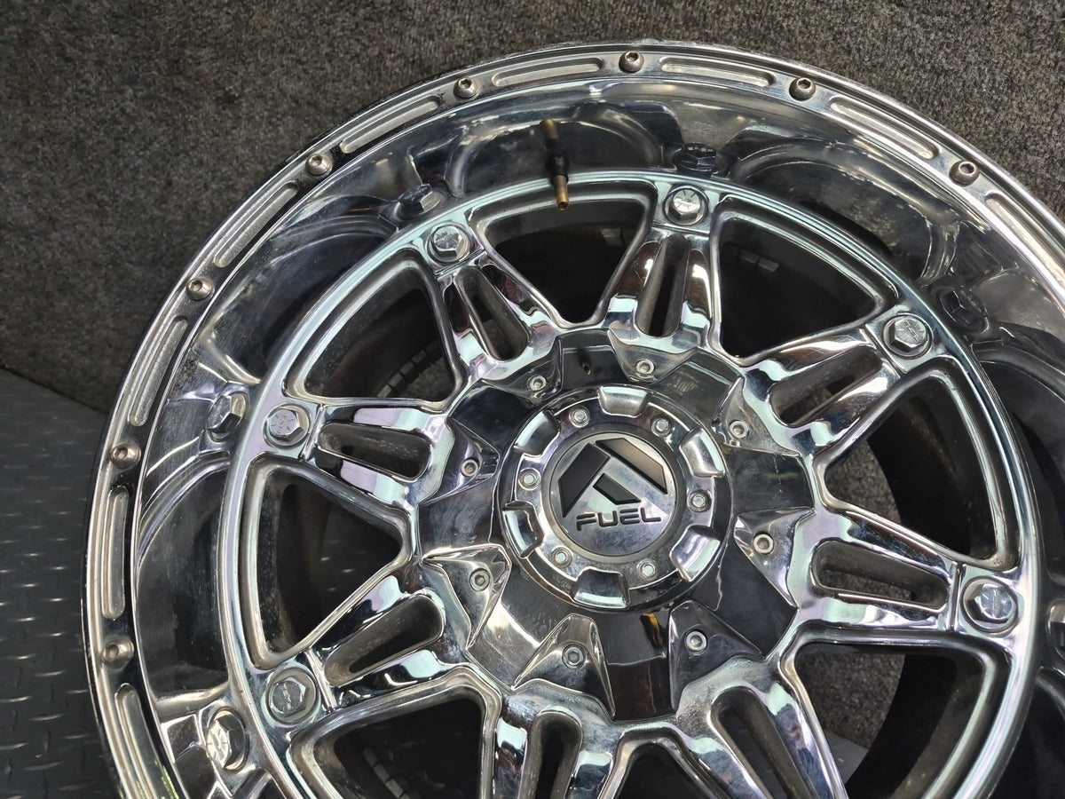 Fuel Off-road Hostage D530 Chrome Alloy R17 17" Wheel Rim 17x9J ET1 8x165.1