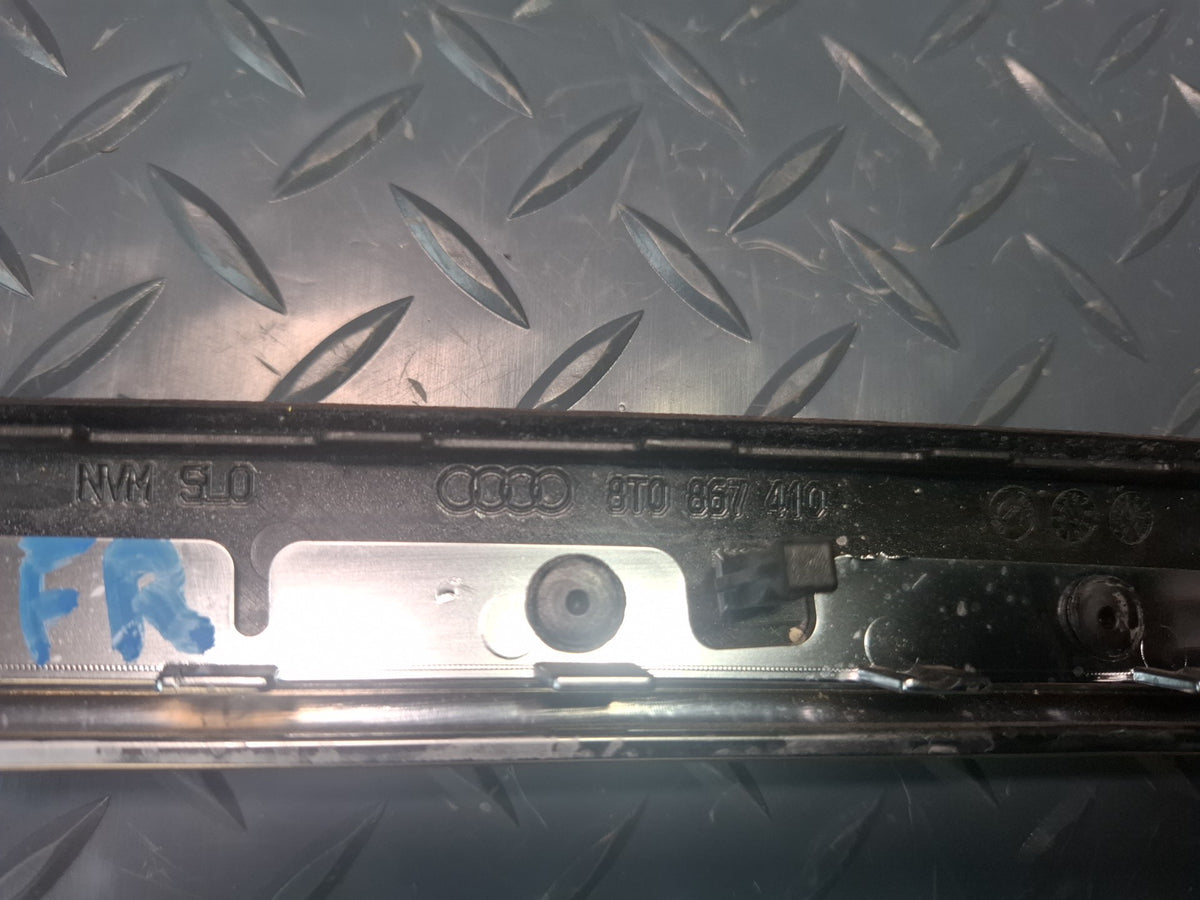 13-15 Audi 8F7 RS5 Convertible Set of 4 Front & Rear Door Trim Panel Carbon OEM