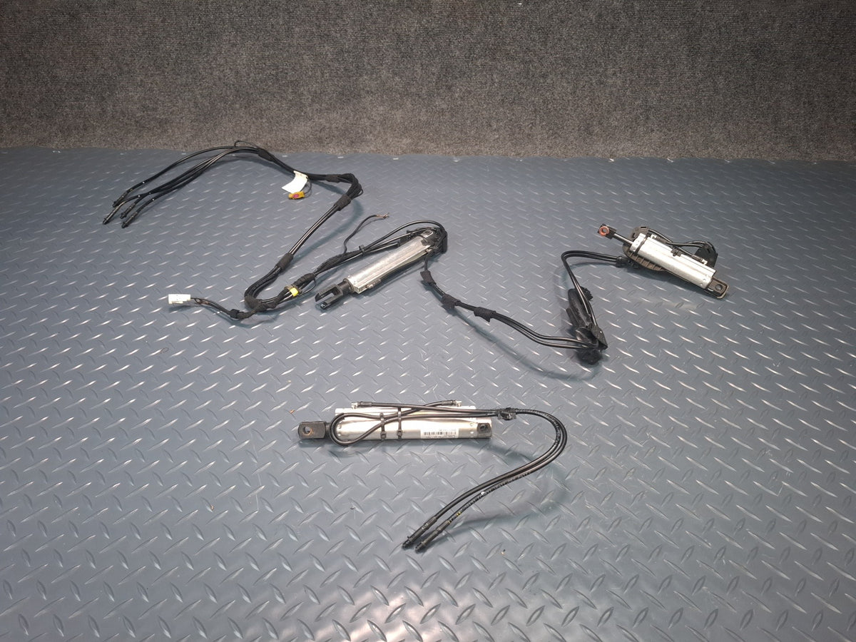 10-17 Audi RS5 Conv Set of 3 Left TOP Roof Trunk Hydraulic Cylinder w Hose OEM