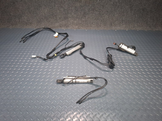 10-17 Audi RS5 Conv Set of 3 Left TOP Roof Trunk Hydraulic Cylinder w Hose OEM