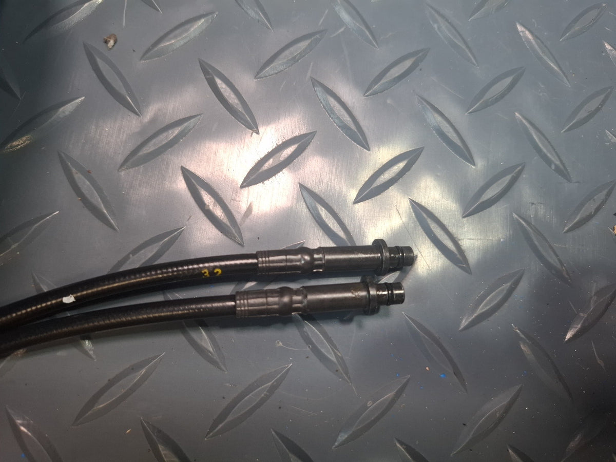 10-17 Audi RS5 Conv Set of 3 Left TOP Roof Trunk Hydraulic Cylinder w Hose OEM