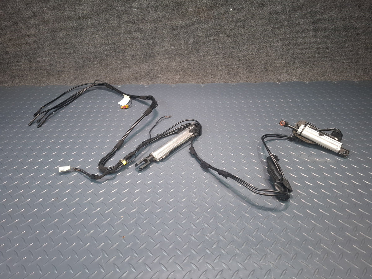 10-17 Audi RS5 Conv Set of 3 Left TOP Roof Trunk Hydraulic Cylinder w Hose OEM