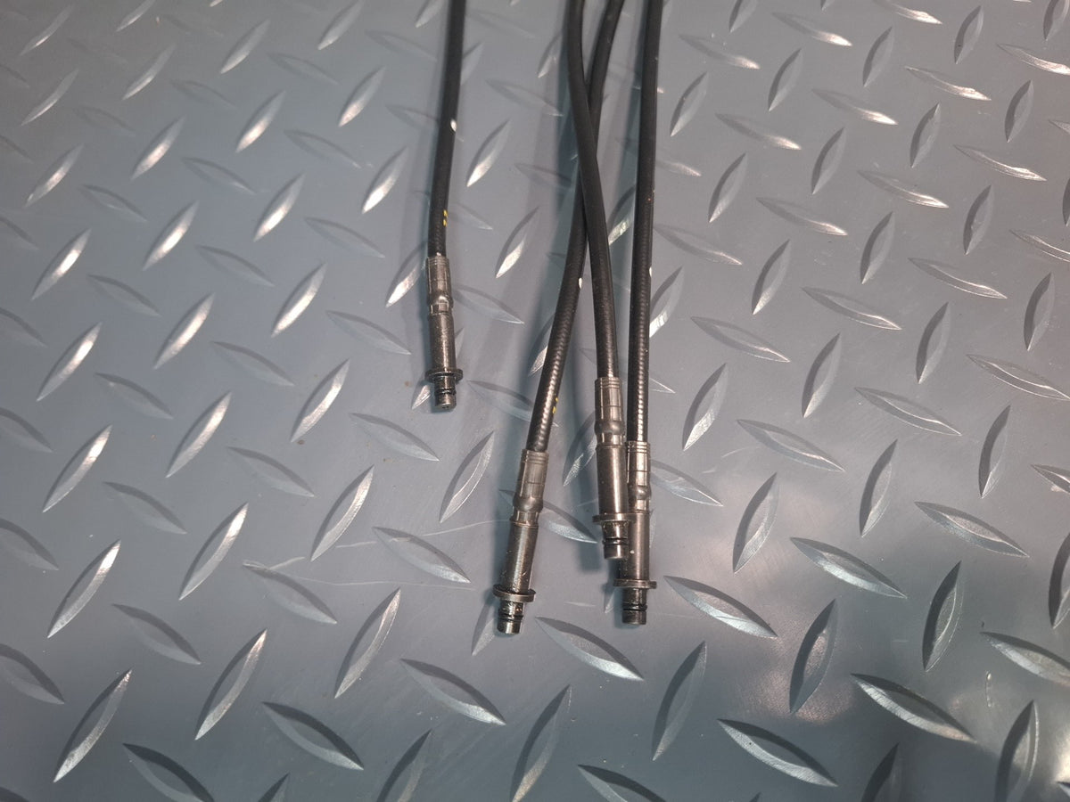 10-17 Audi RS5 Conv Set of 3 Left TOP Roof Trunk Hydraulic Cylinder w Hose OEM