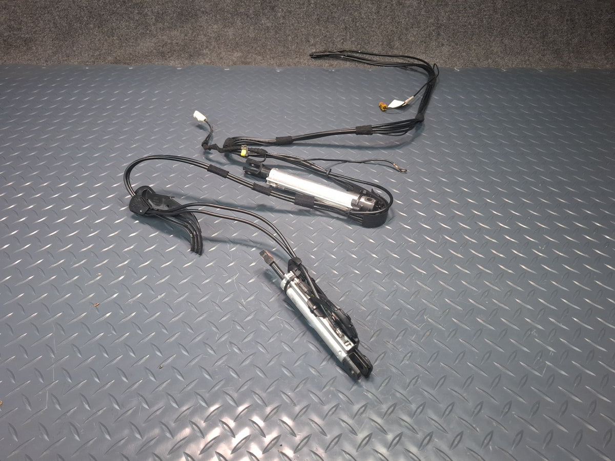 10-17 Audi RS5 Conv Set of 3 Left TOP Roof Trunk Hydraulic Cylinder w Hose OEM
