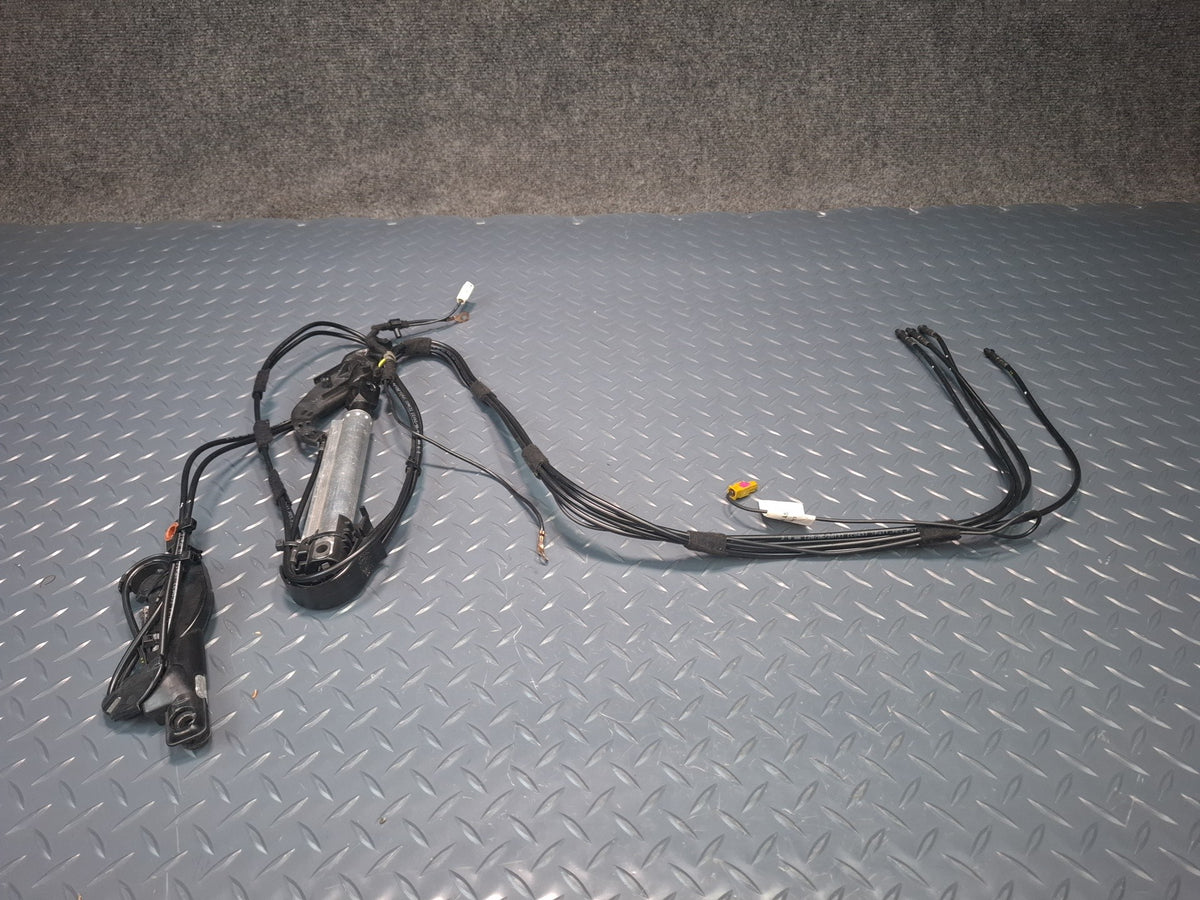 10-17 Audi RS5 Conv Set of 3 Left TOP Roof Trunk Hydraulic Cylinder w Hose OEM