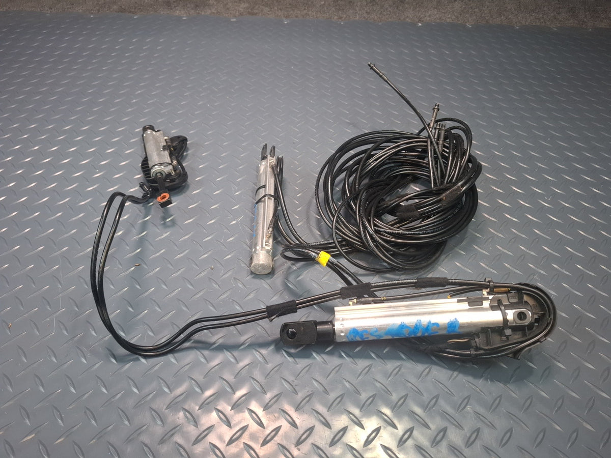 10-17 Audi RS5 Conv Set of 3 Right TOP Roof Trunk Hydraulic Cylinder w Hose OEM