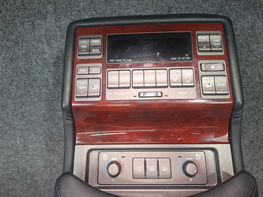 2010 Lexus UVF46L LS600hL Rear Center Console Armrest Trim Panel w Switches OEM