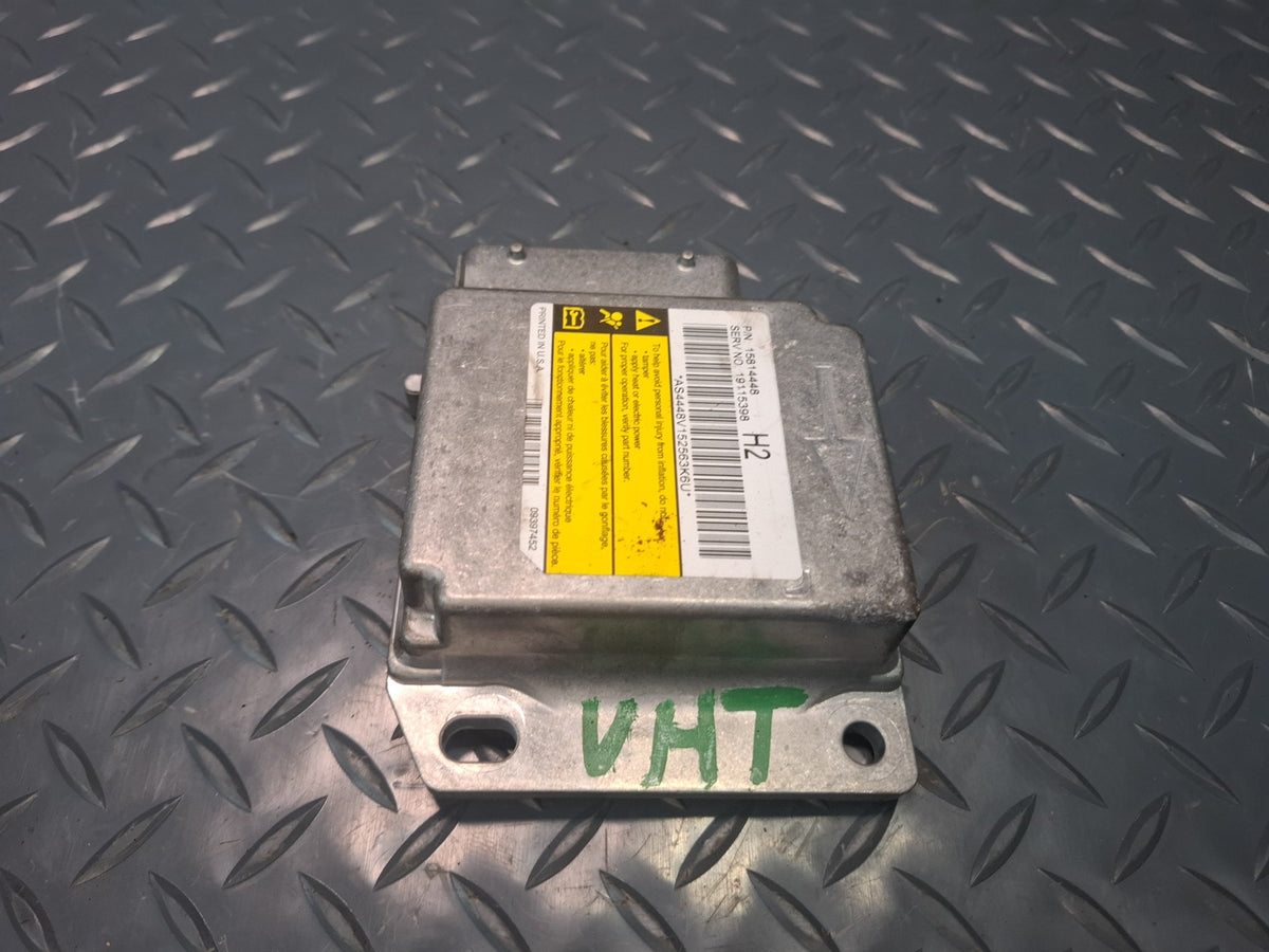 06-07 HUMMER H2 SRS AIRBAG CONTROL MODULE UNIT W/ SENSOR SET 15814448 OEM