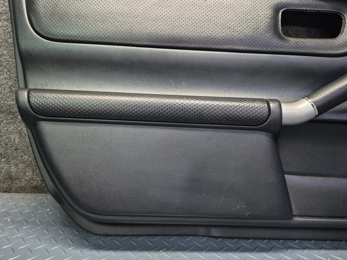 00-05 Toyota MR2 Spyder ZZW30L Left Door Interior Trim Cover Panel Black OEM