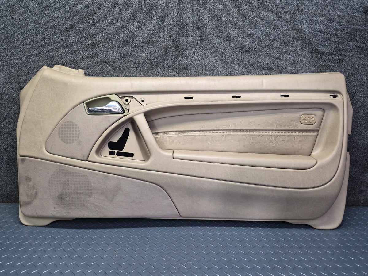 96-02 Mercedes R129 Sl-class Right Door Interior Trim Cover Panel Beige OEM