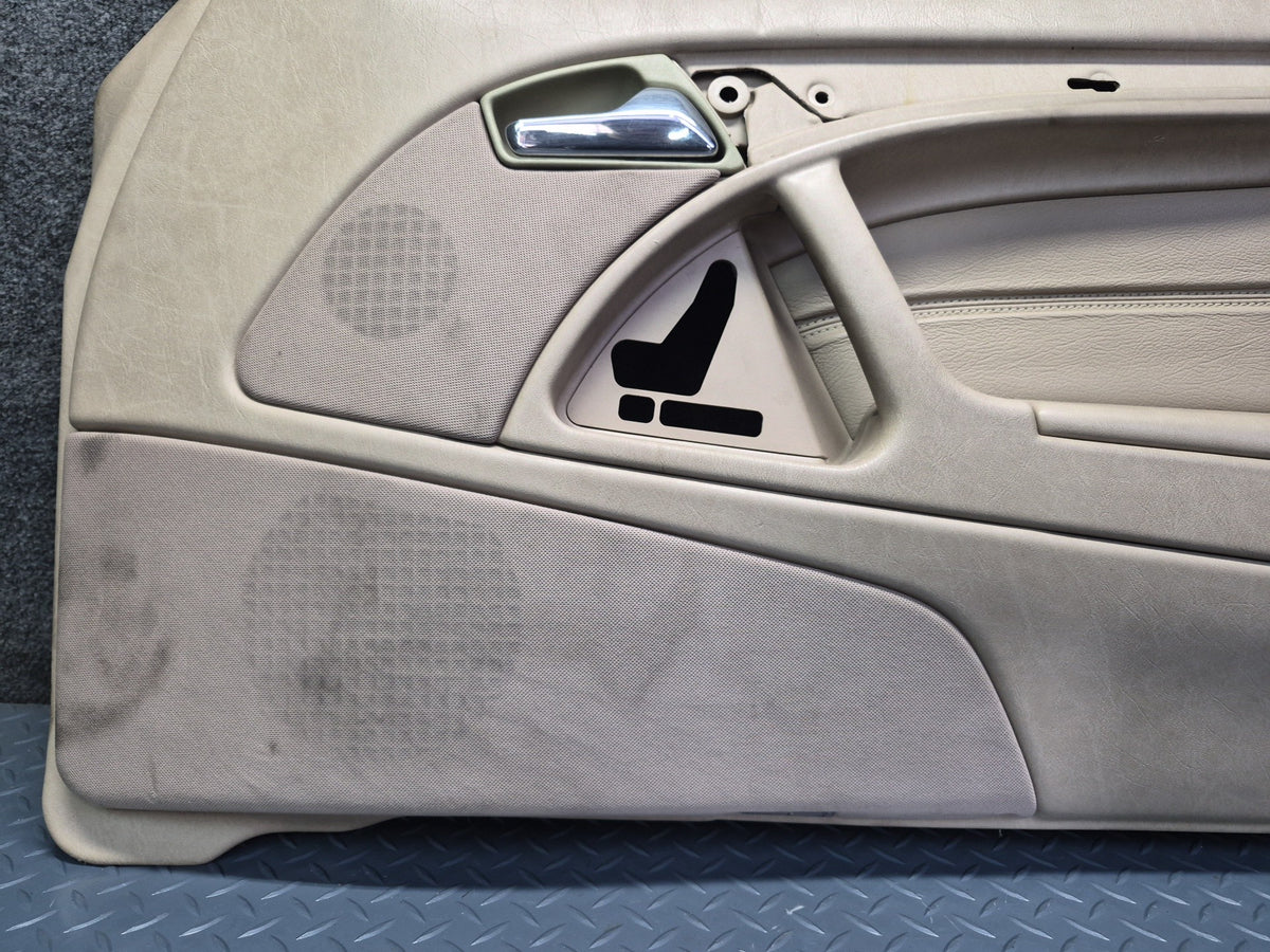 96-02 Mercedes R129 Sl-class Right Door Interior Trim Cover Panel Beige OEM