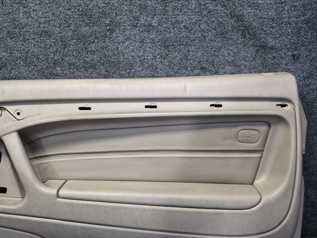 96-02 Mercedes R129 Sl-class Right Door Interior Trim Cover Panel Beige OEM
