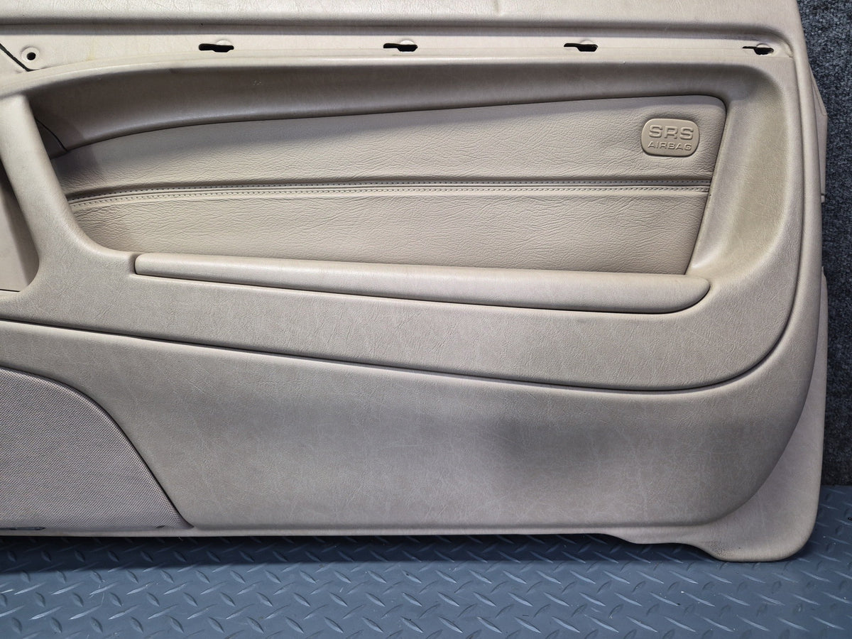 96-02 Mercedes R129 Sl-class Right Door Interior Trim Cover Panel Beige OEM