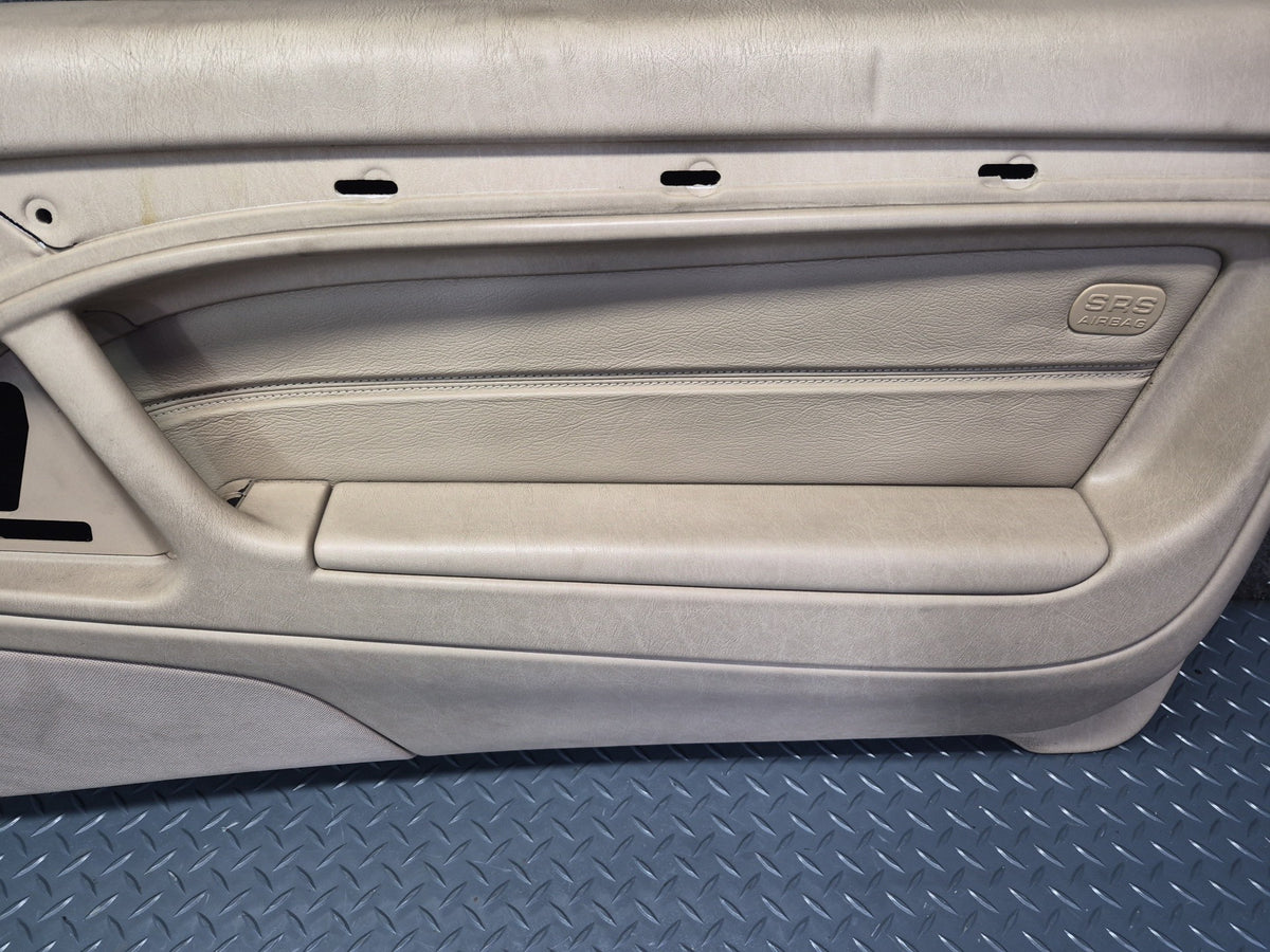 96-02 Mercedes R129 Sl-class Right Door Interior Trim Cover Panel Beige OEM