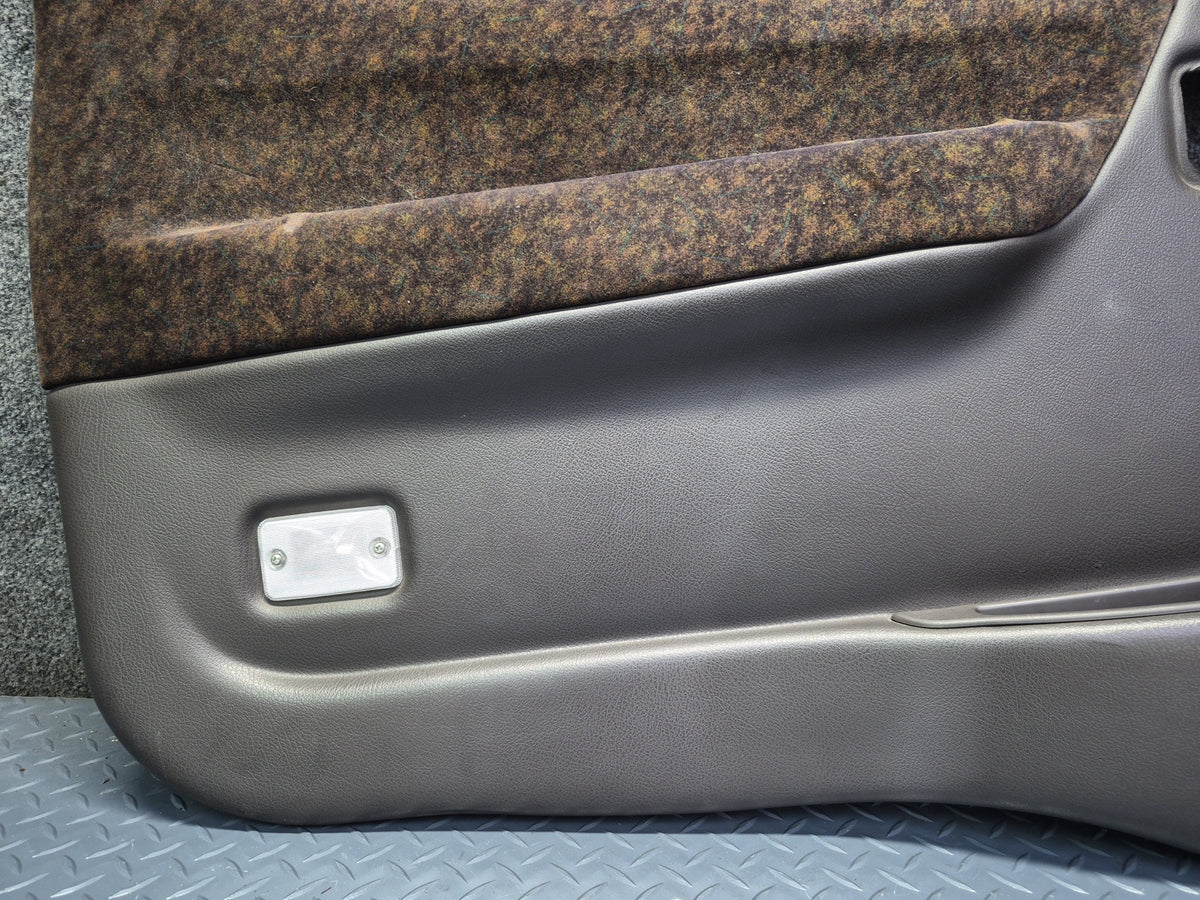 93-95 Toyota Hiace KZH106W Front Left Door Interior Trim Cover Panel Set Dmgd