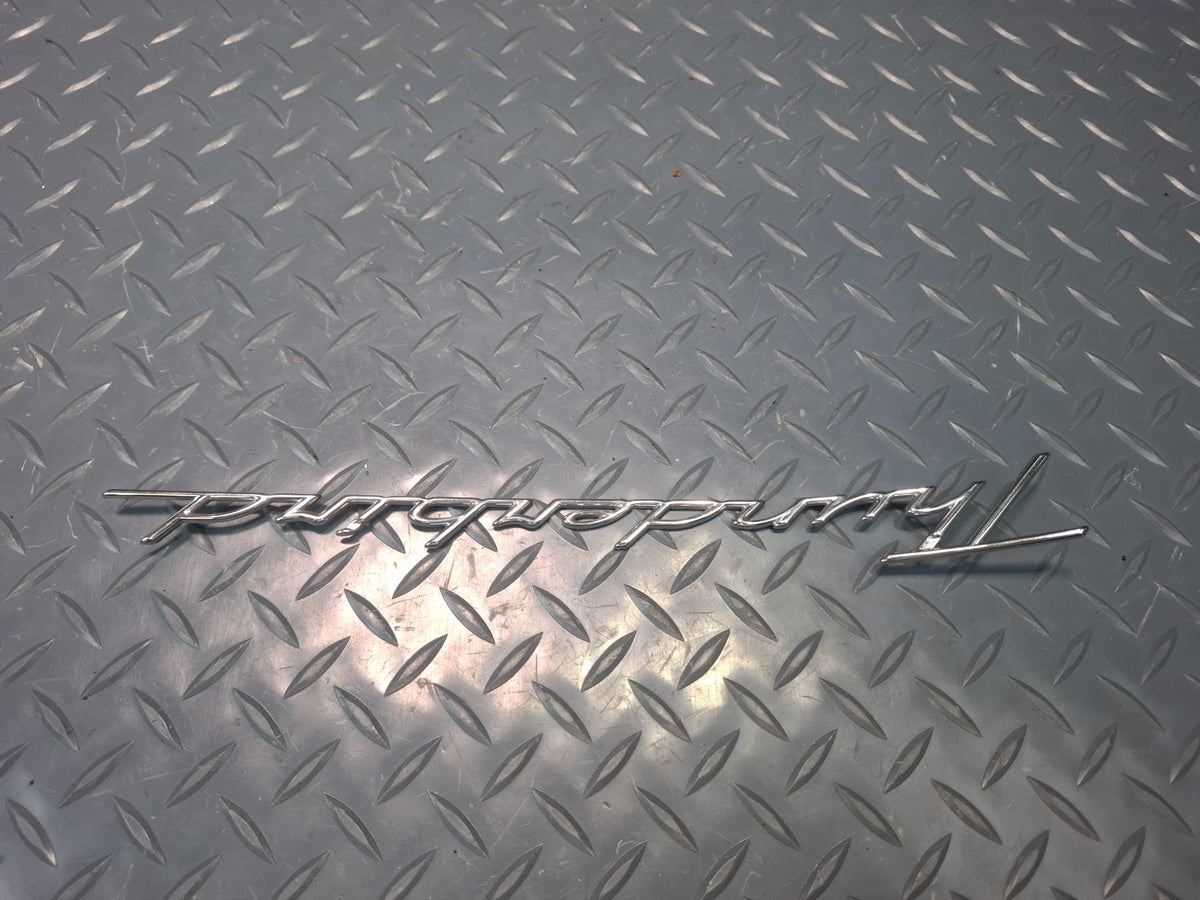 02-05 Ford Thunderbird Front & Rear Complete Emblem Logo Badge Symbol Set Dmgd