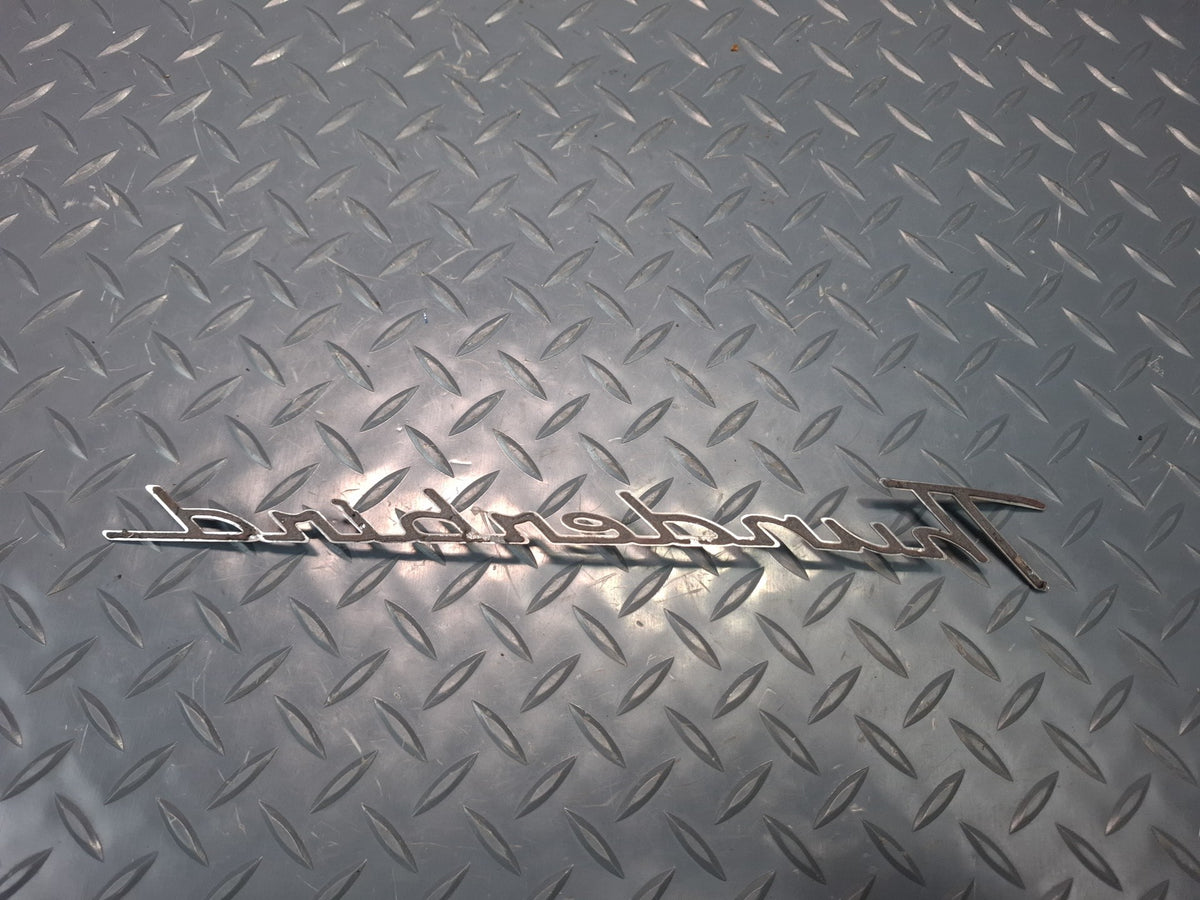 02-05 Ford Thunderbird Front & Rear Complete Emblem Logo Badge Symbol Set Dmgd