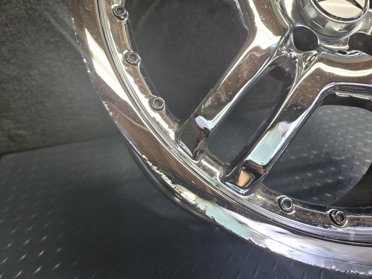 03-12 Mercedes R230 AMG Replica R19" Chrome Wheel Rim Set 19x8.5JJ ET30 5x112
