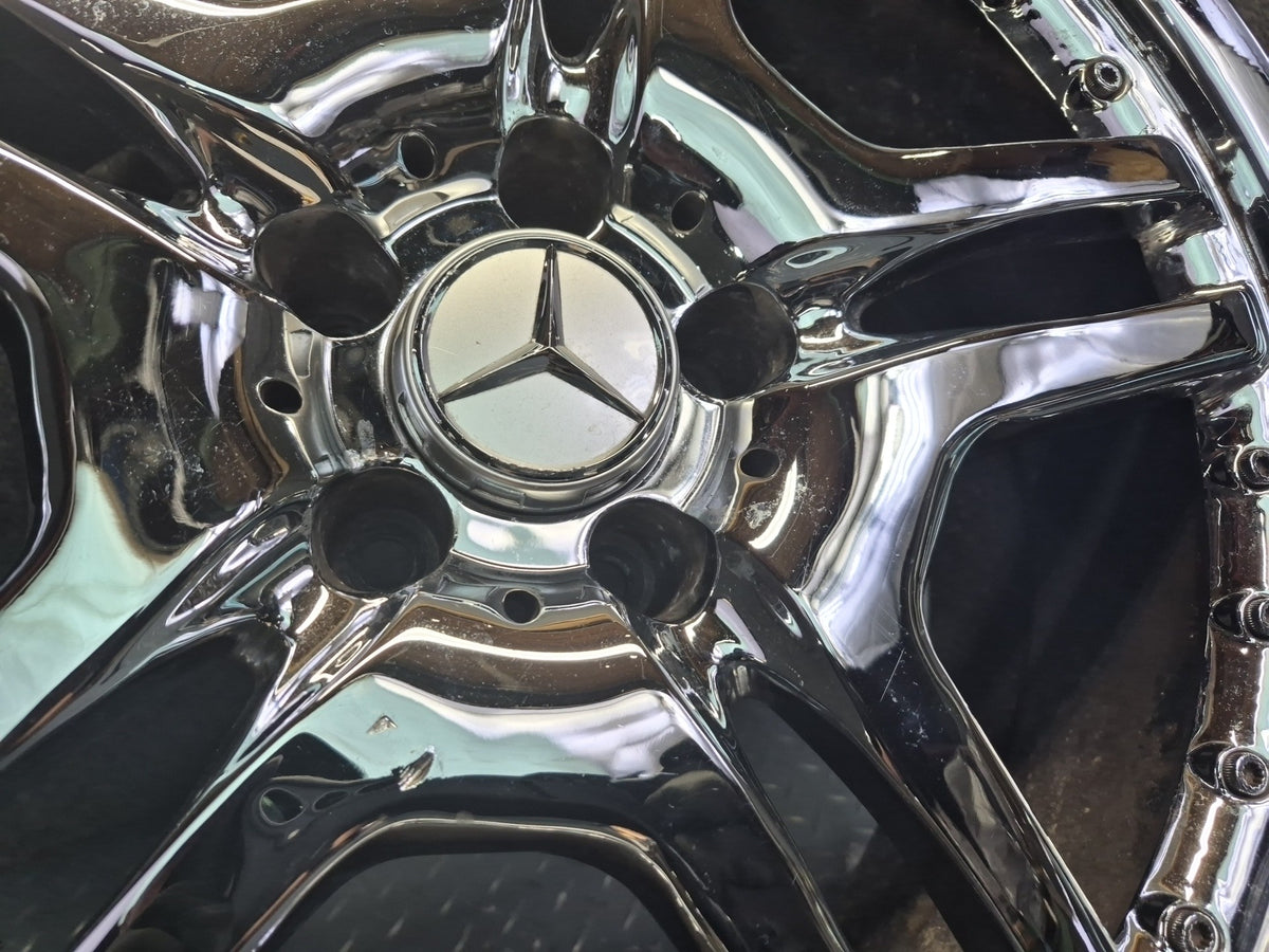 03-12 Mercedes R230 AMG Replica R19" Chrome Wheel Rim Set 19x8.5JJ ET30 5x112