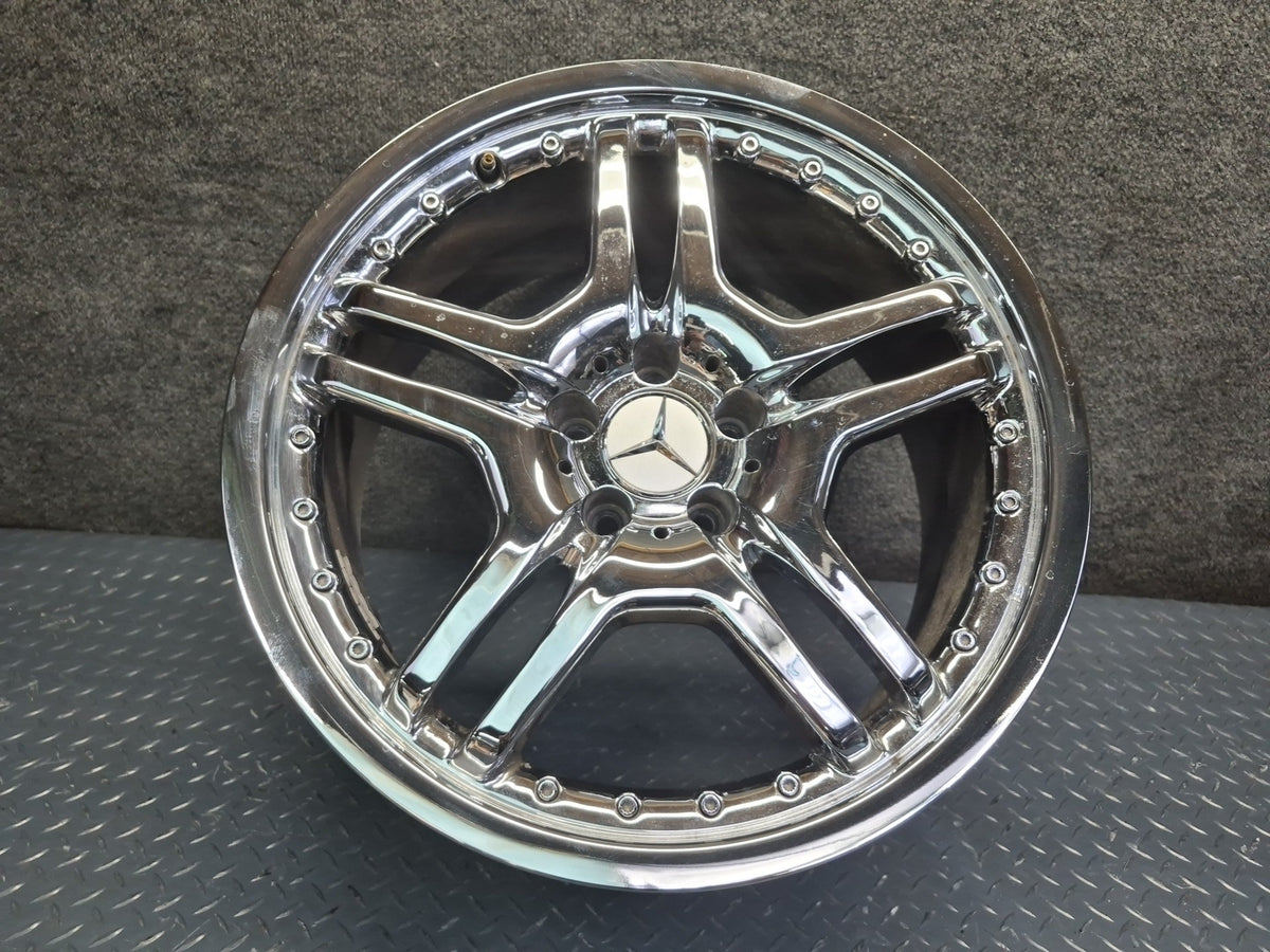 03-12 Mercedes R230 AMG Replica R19" Chrome Wheel Rim Set 19x8.5JJ ET30 5x112