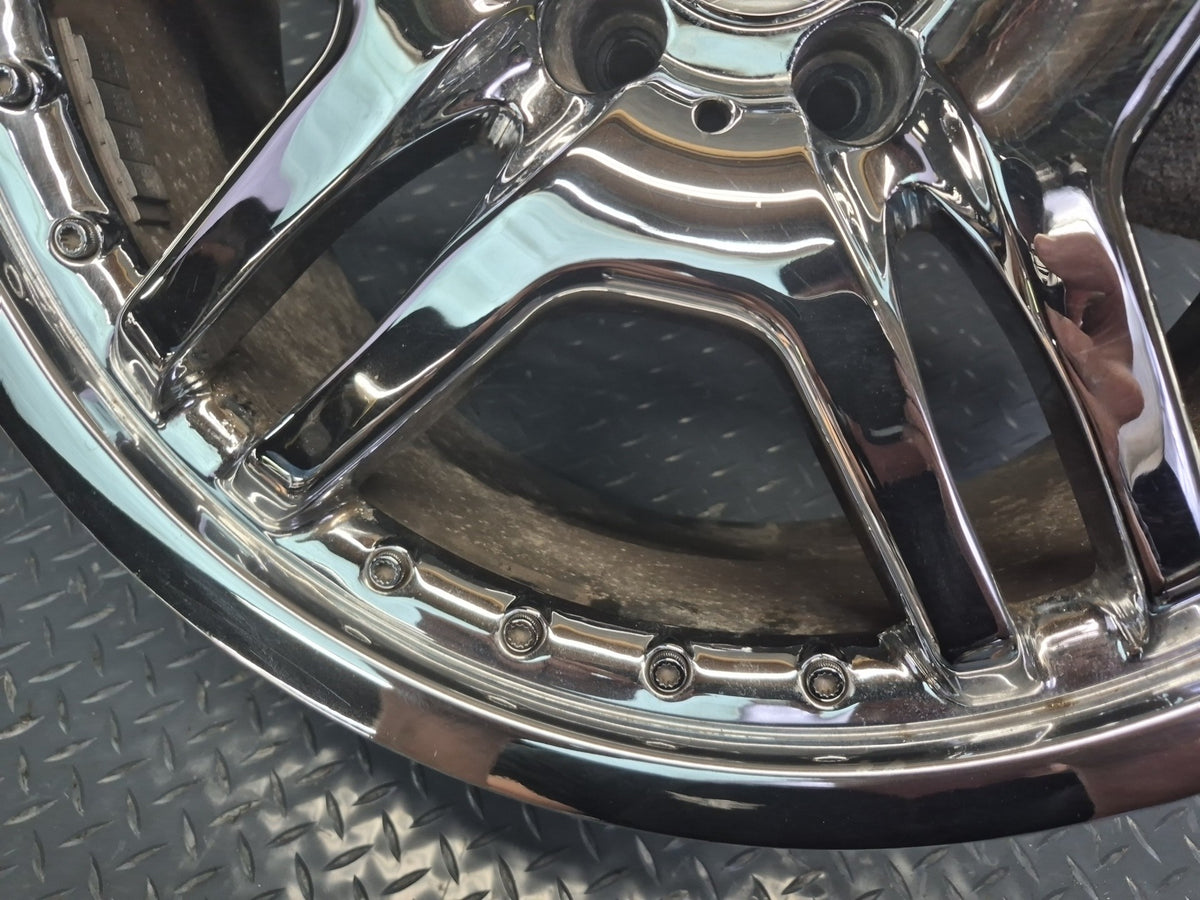 03-12 Mercedes R230 AMG Replica R19" Chrome Wheel Rim Set 19x8.5JJ ET30 5x112