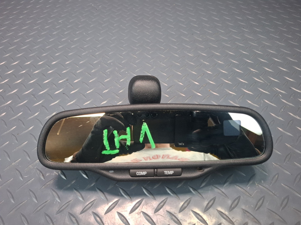 2003-2009 Hummer H2 Front Windshield Interior Auto Dim Rear View Mirror Black