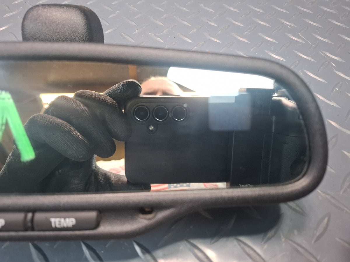 2003-2009 Hummer H2 Front Windshield Interior Auto Dim Rear View Mirror Black