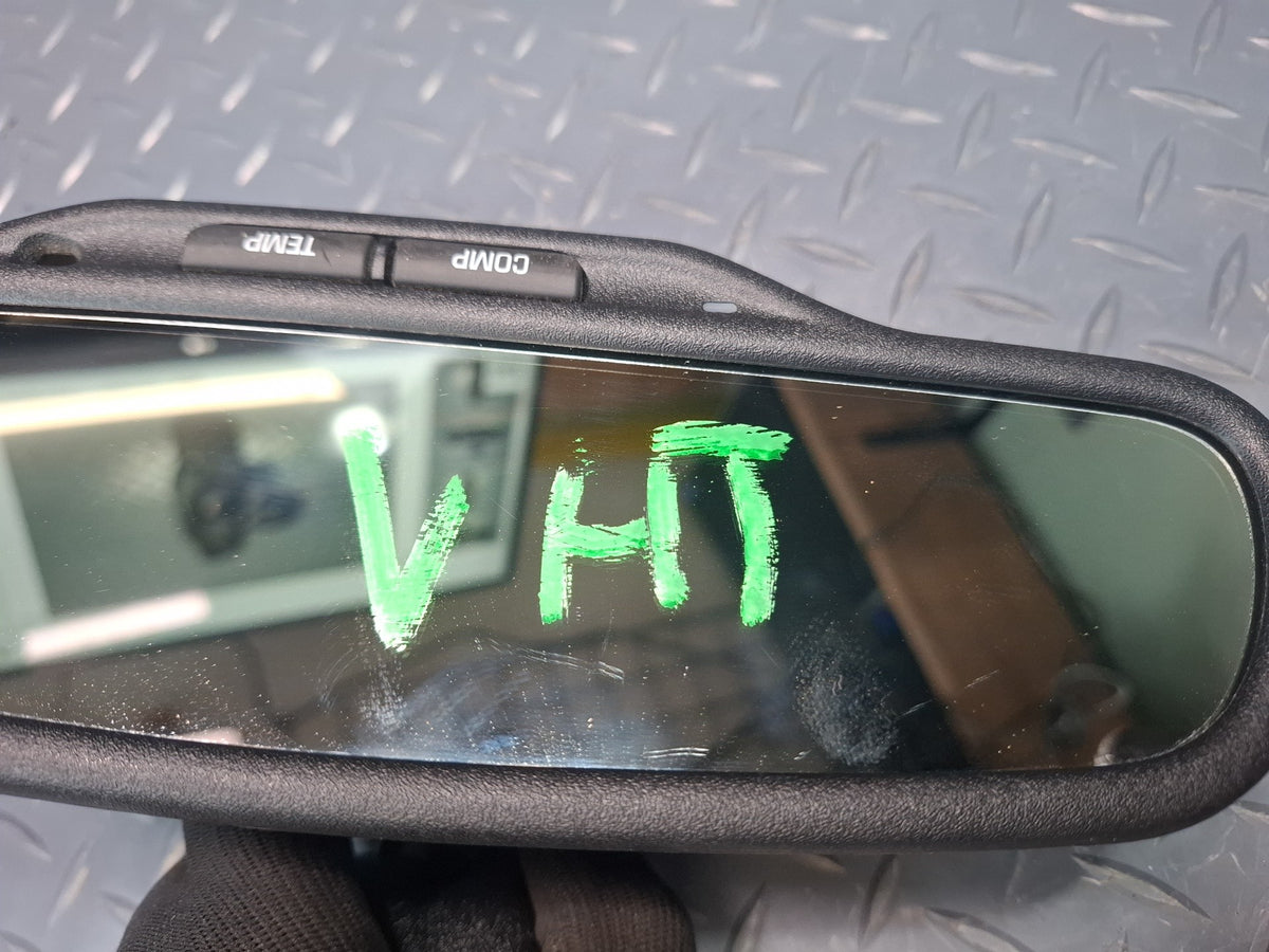 2003-2009 Hummer H2 Front Windshield Interior Auto Dim Rear View Mirror Black