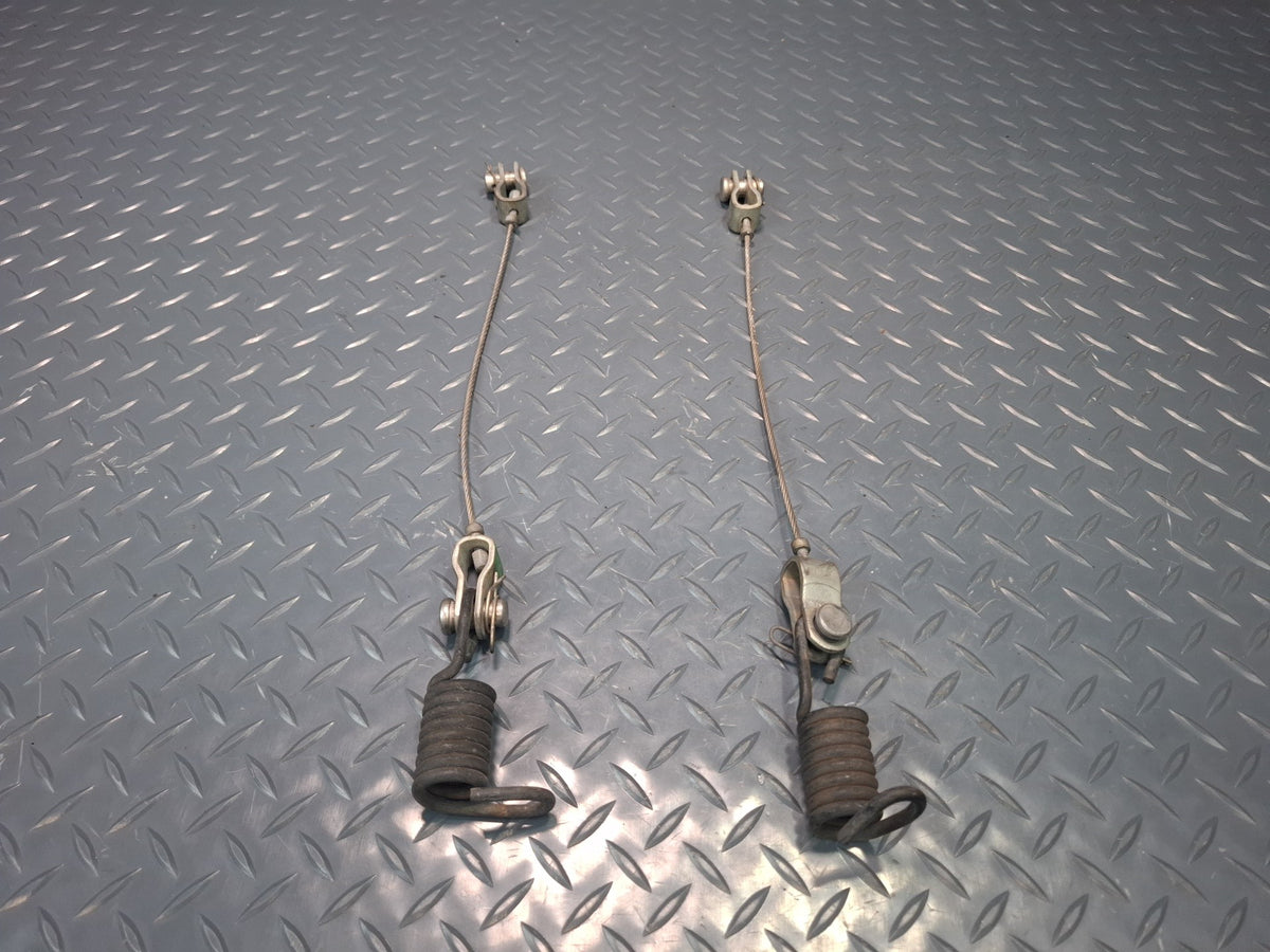 2003-2009 Hummer H2 Front Hood Bonnet Open Check Cable Spring Set of 2