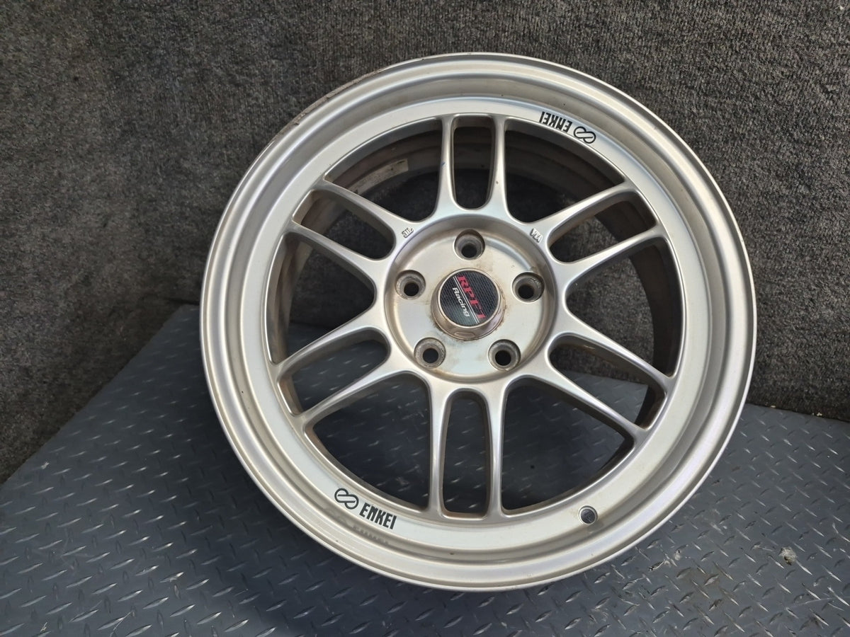 Set of 4 Enkei Racing RPF1 R17" Alloy Wheel Rim 17x7J ET45 5x114.3 Defective