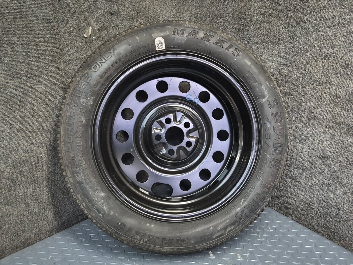 02-05 Ford Thunderbird R17" Spare Tire Wheel 17x5T 185/60 OEM