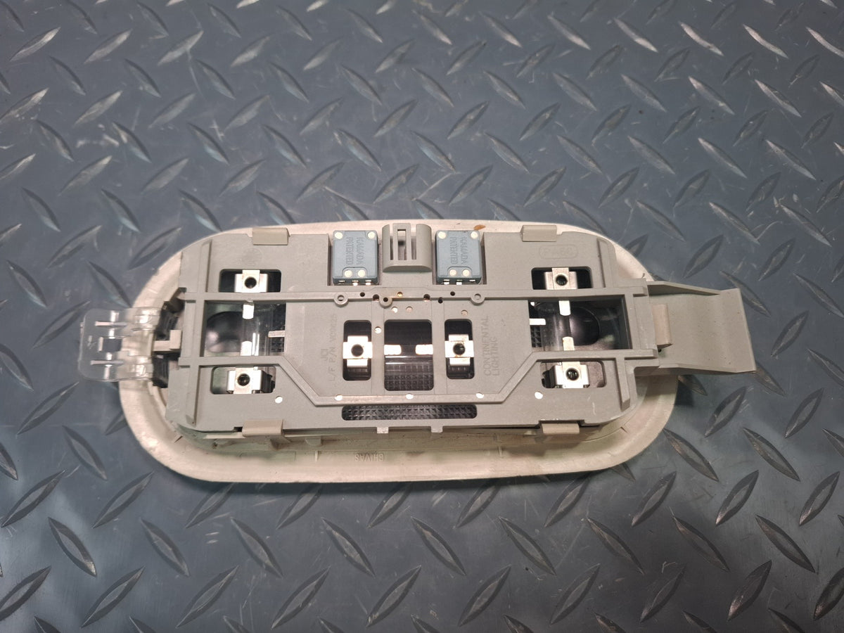 03-07 Hummer H2 Front & Rear Roof Overhead Console Dome Light Lamp Switch Set