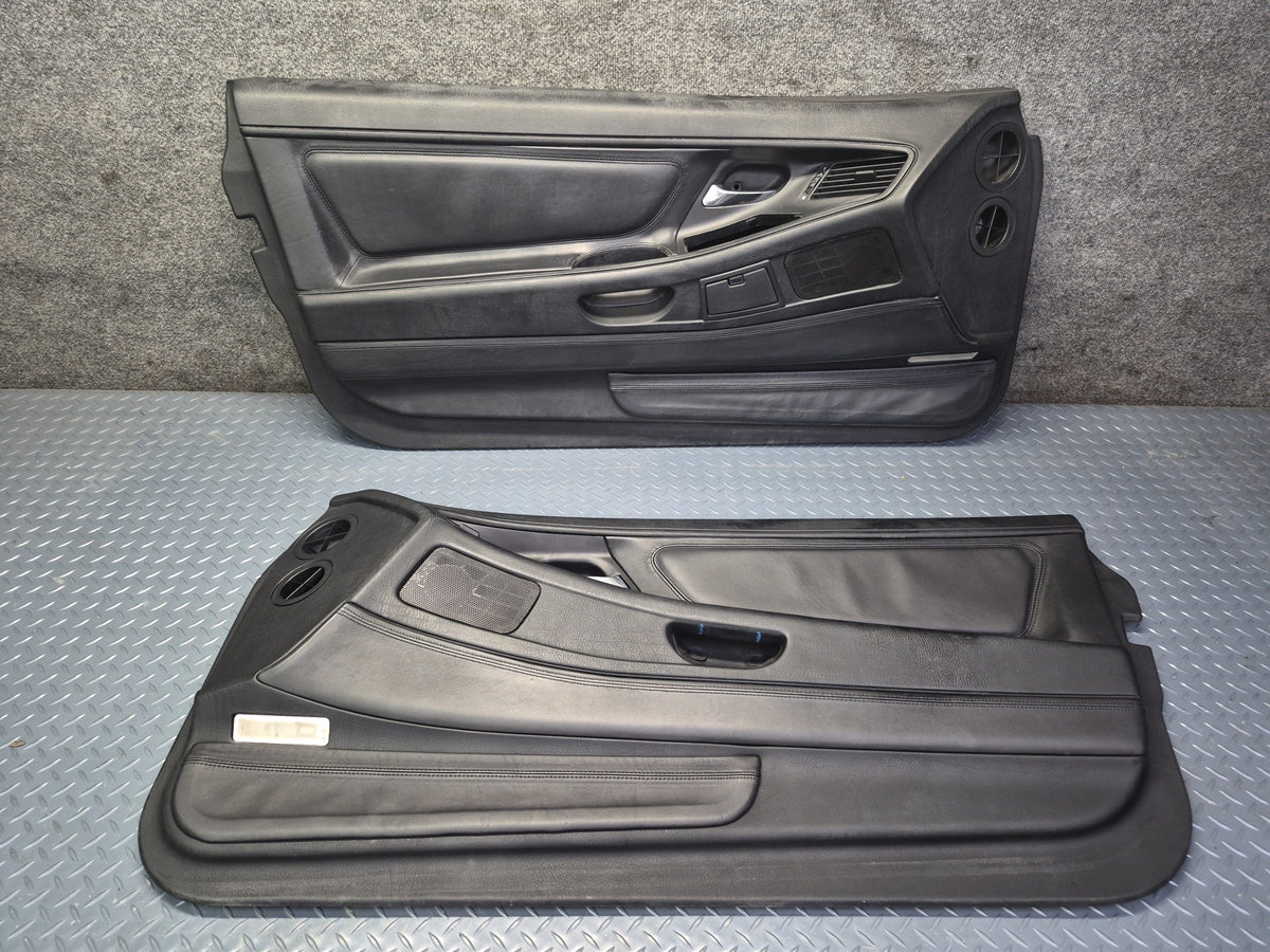 1994-1997 BMW E31 840Ci Left & Right Door Interior Trim Cover Panel Set Damaged