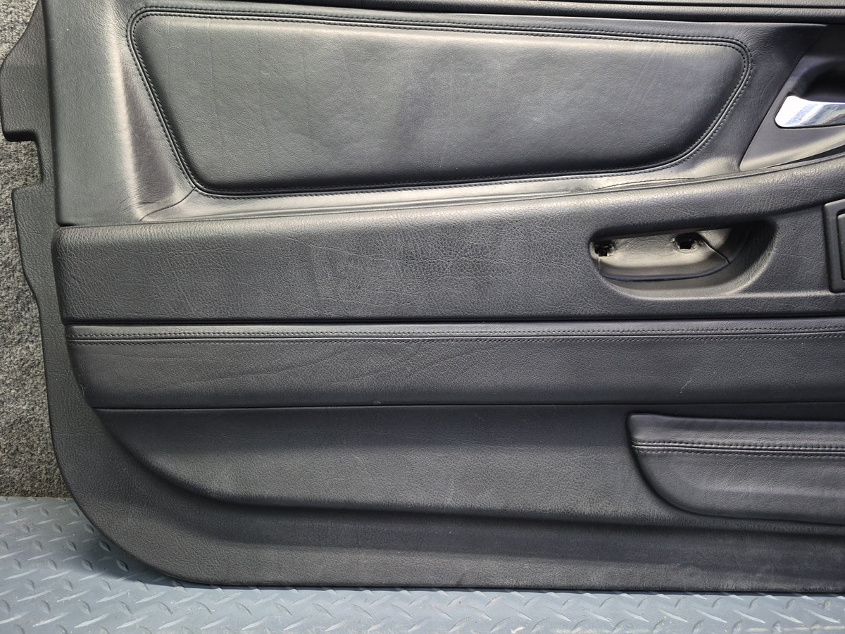 1994-1997 BMW E31 840Ci Left & Right Door Interior Trim Cover Panel Set Damaged