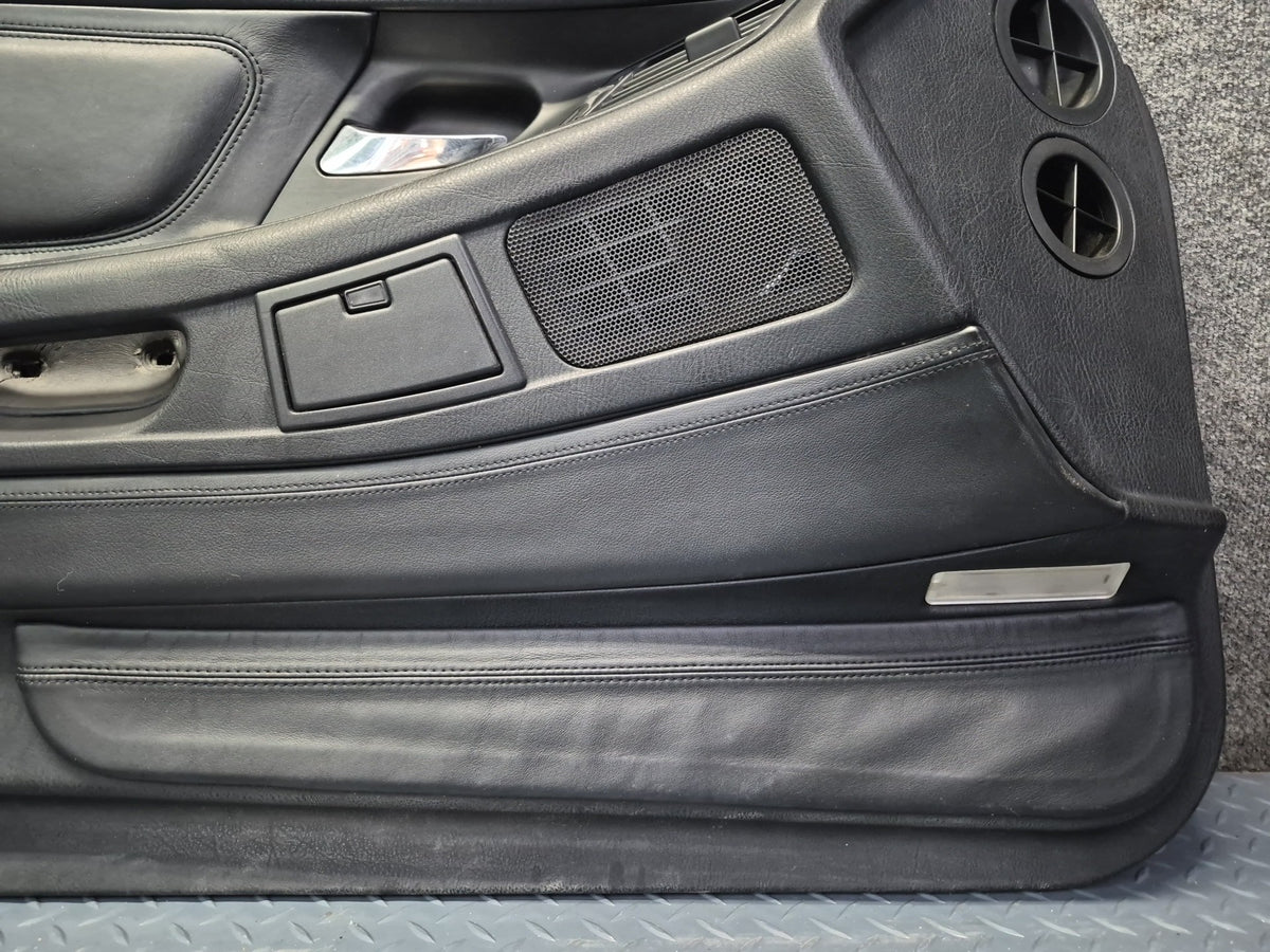 1994-1997 BMW E31 840Ci Left & Right Door Interior Trim Cover Panel Set Damaged