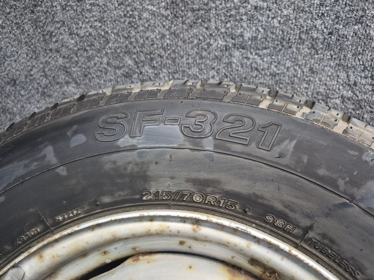 94-95 Toyota Hiace KZH106W Spare Tire R15 15" Wheel 15x6J ET36 215/70 OEM