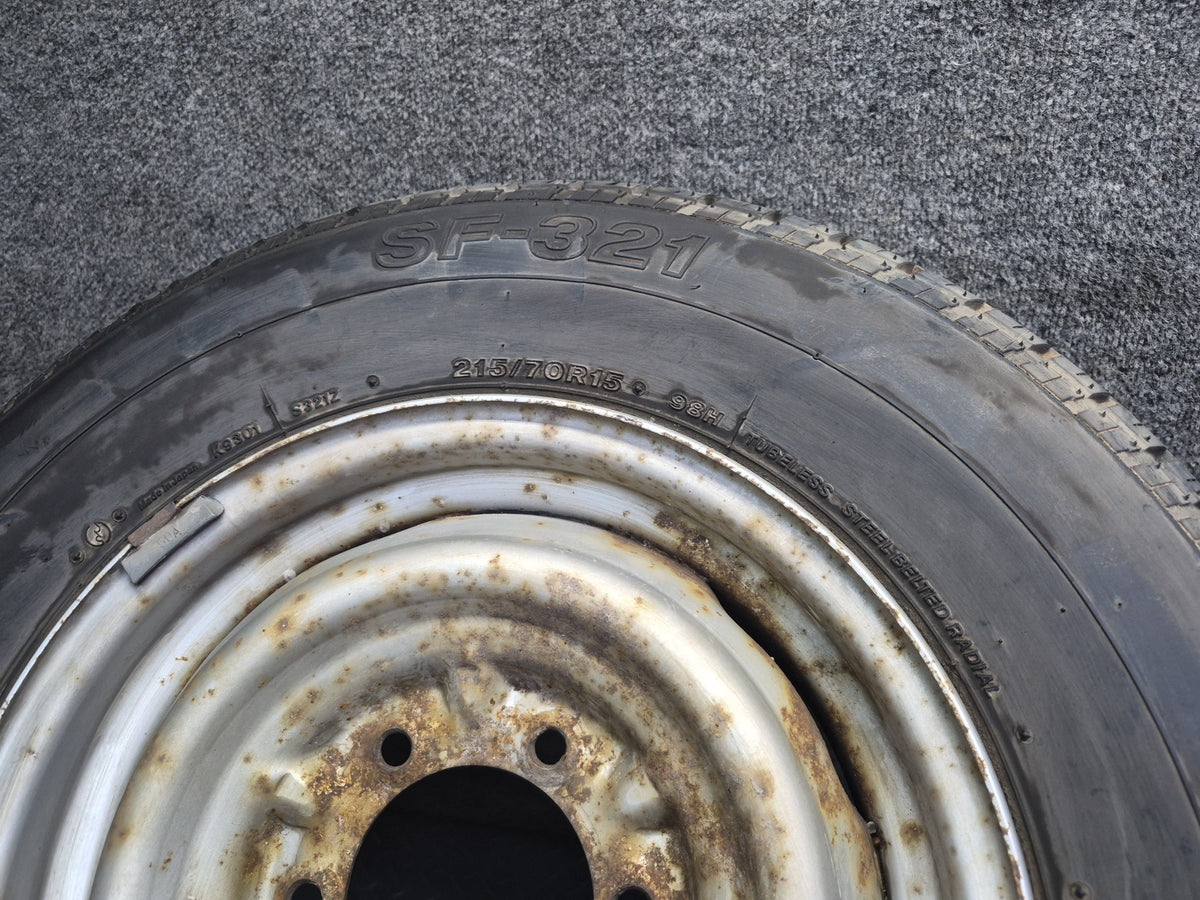 94-95 Toyota Hiace KZH106W Spare Tire R15 15" Wheel 15x6J ET36 215/70 OEM