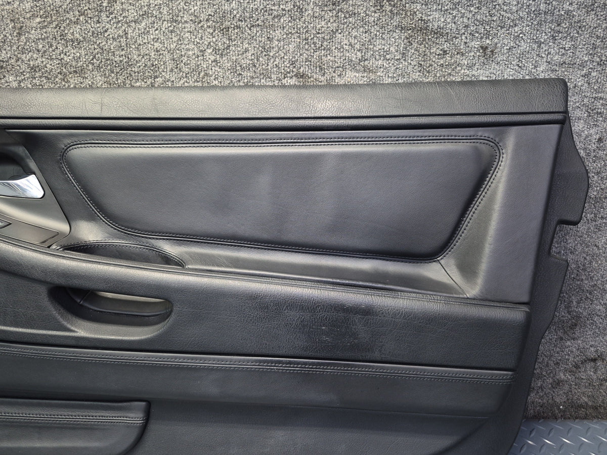 1994-1997 BMW E31 840Ci Left & Right Door Interior Trim Cover Panel Set Damaged