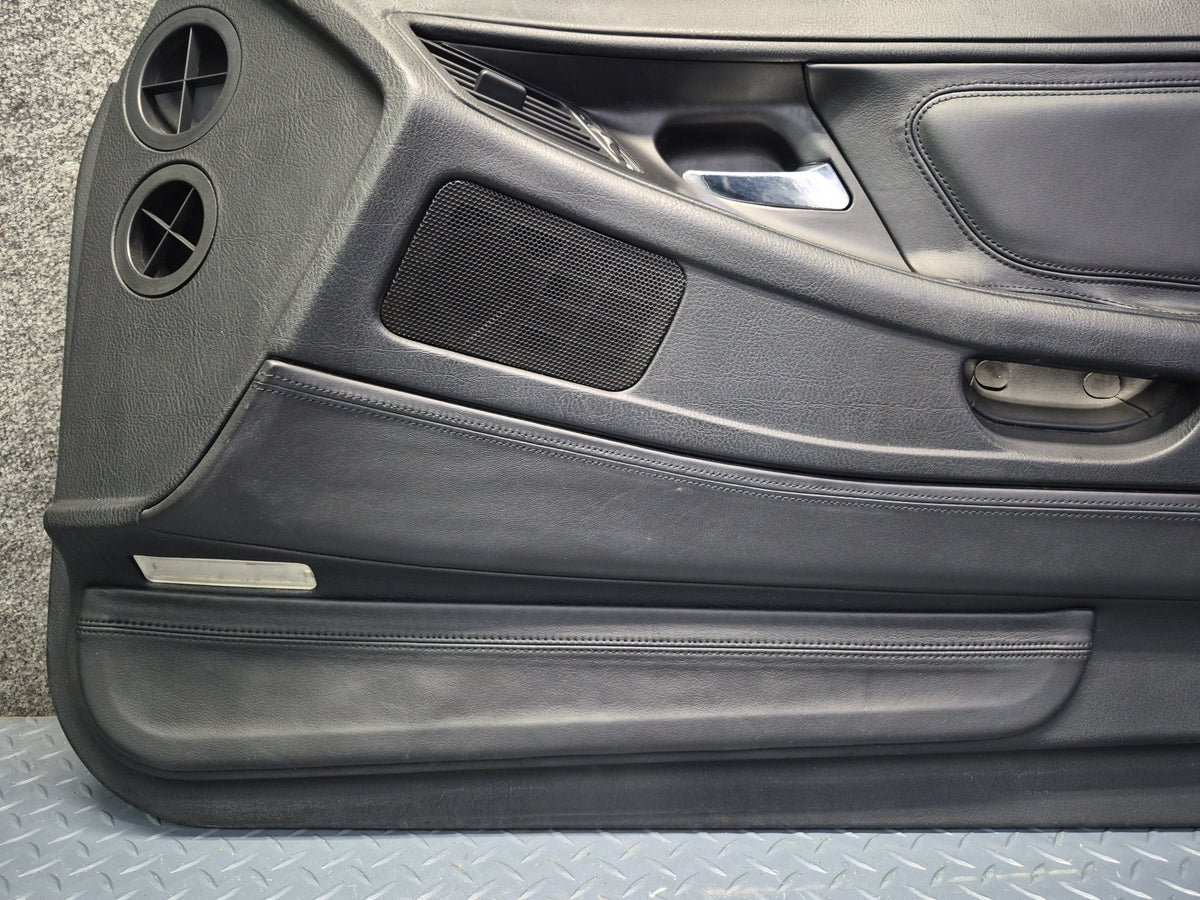 1994-1997 BMW E31 840Ci Left & Right Door Interior Trim Cover Panel Set Damaged