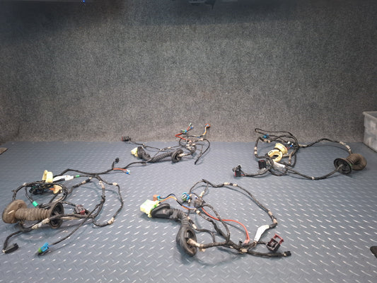 2003-2007 Hummer H2 Front Right & Rear Door Wiring Wire Harness Set of 4