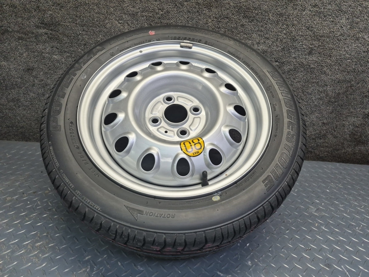 03-05 Toyota MR2 Spyder ZZW30L Spare Tire R15" Wheel Donut 15x6 w Cover OEM