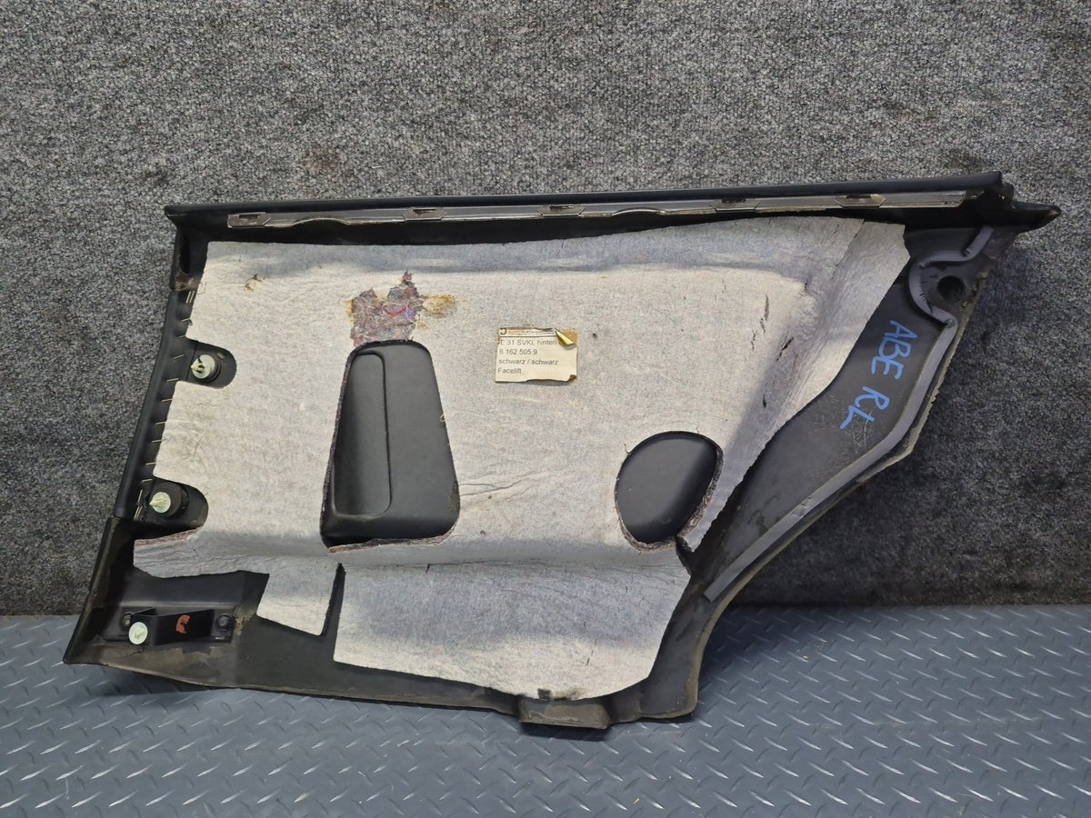 1994-1997 BMW E31 840Ci Rear Left & Right Quarter Interior Trim Cover Panel Set
