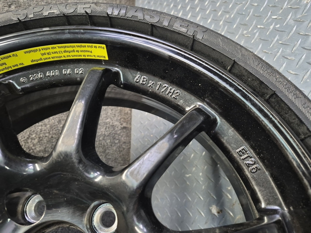 03-12 Mercedes R230 SL550 Spare Tire R17 17" Wheel Rim 17x6B ET25 185/60 OEM