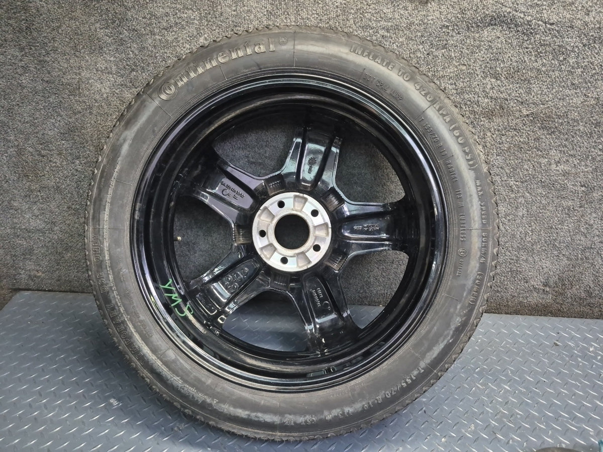 07-13 Mercedes W221 AMG Spare Tire R19" Wheel 19x4.5B ET35 155/70 2214013002 OEM