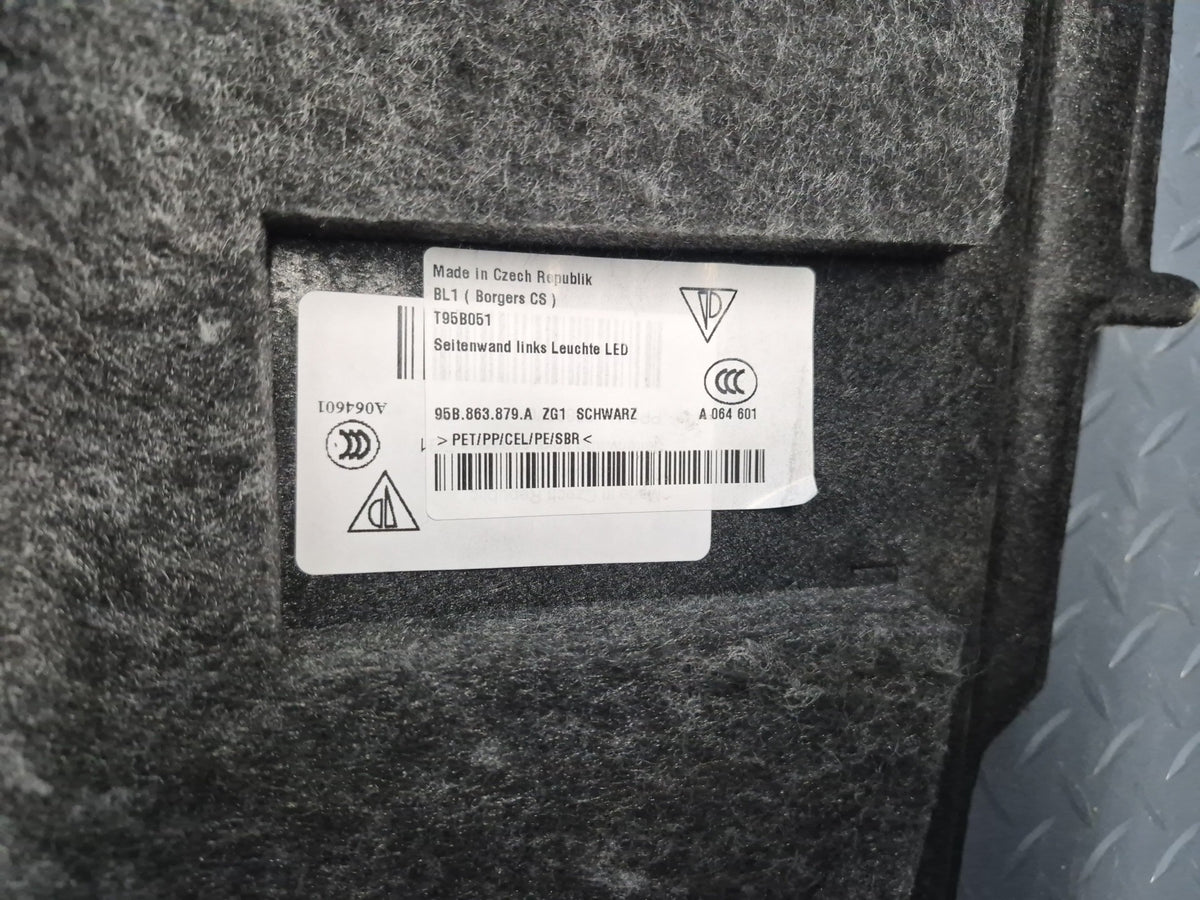 2015-2018 Porsche Macan Rear Left Side Trunk Trim Cover Panel 95B863879A