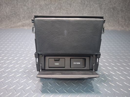 08-16 Lexus LS600hL Rear Center Console Compartment Storage Video 12V Outlet OEM