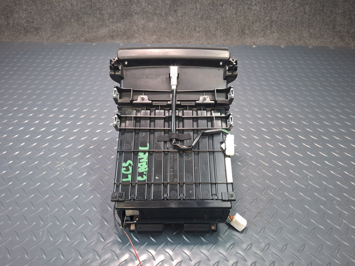 08-16 Lexus LS600hL Rear Center Console Compartment Storage Video 12V Outlet OEM